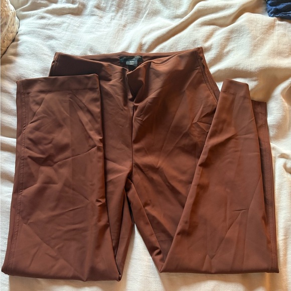 Christian Siriano Women's Brown Cropped Pants - Picture 2 of 4